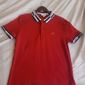 Lacoste Authenthic (Red collar shirt)